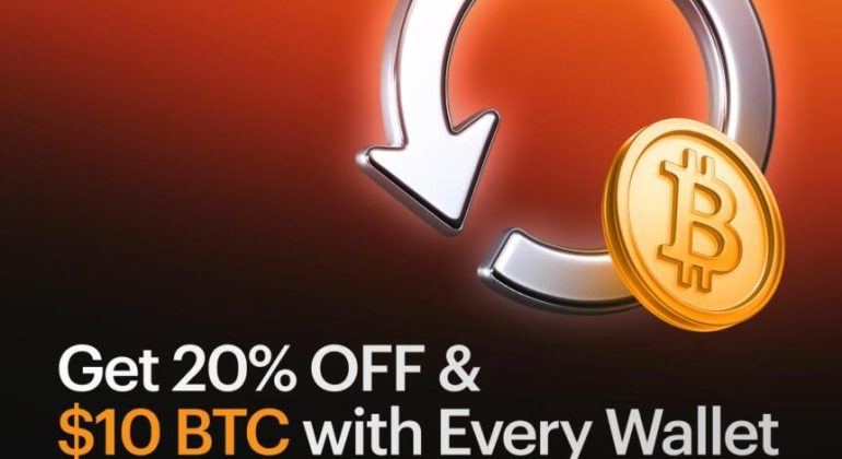 Tangem Wallet Extends New Year Promotion: 20% Off Plus $10 In Bitcoin