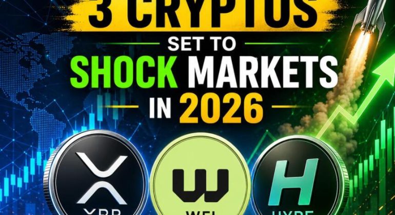 Xrp, Wfi & Hype: 3 Cryptos Set To Shock Markets In 2026