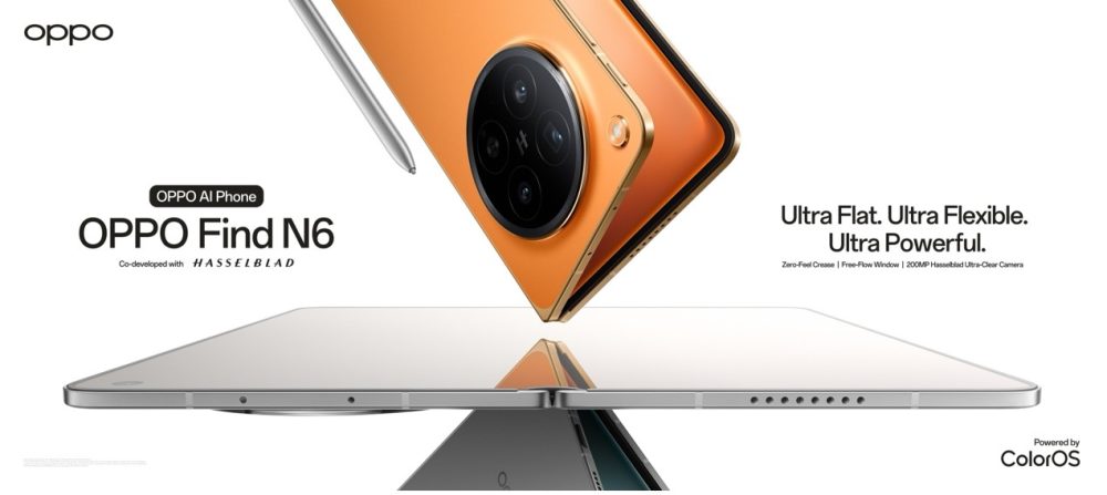 Oppo Find N6 Debuts With Crease-Free Foldable Display And Ai Pen