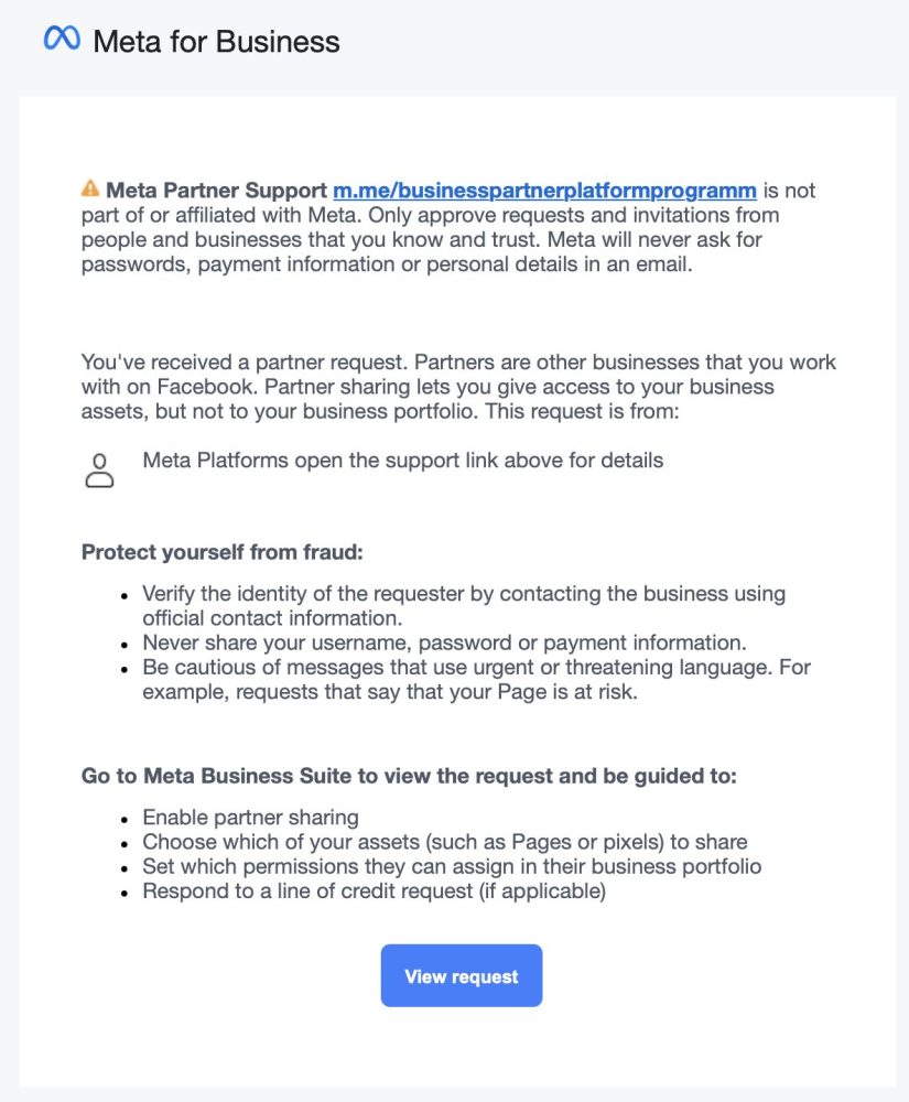 New Meta Business Scam Targets Facebook Pages And Ad Accounts New Meta Business Scam Targets Facebook Pages And Ad Accounts