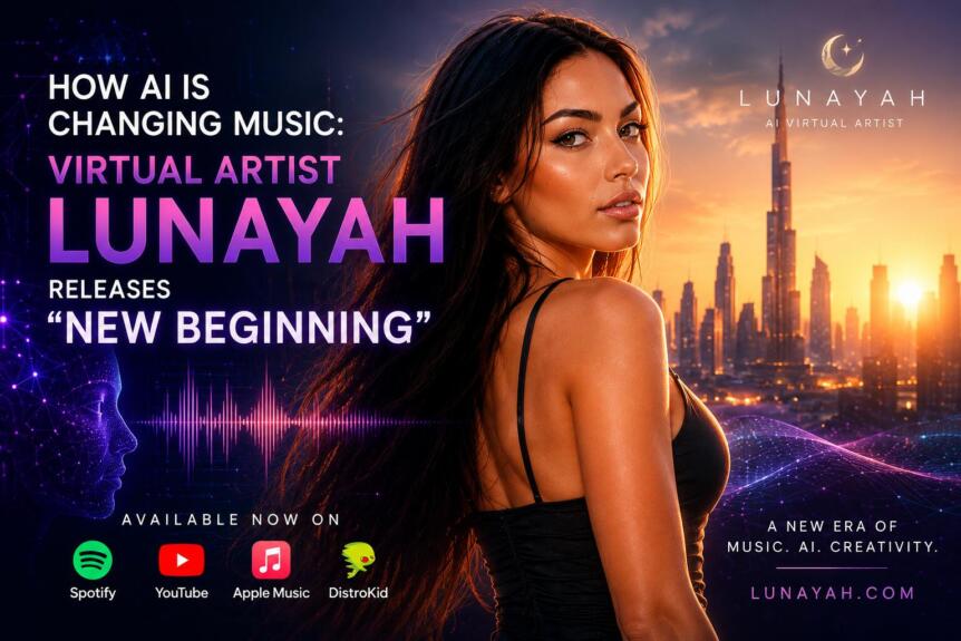 How Ai Is Changing Music: Virtual Artist Lunayah Releases “new Beginning”