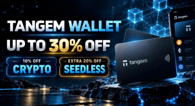Tangem Wallet Discount: Save Up To 30% With Crypto And Seedless